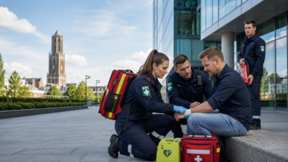 Ervaren BHV-team van BrandwachtUtrecht.nl klaar voor inzet in Utrecht en de provincie Utrecht.